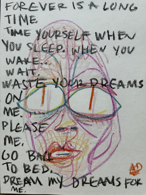forever is a long time. time yourself