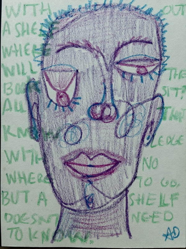 Without a shelf, where will