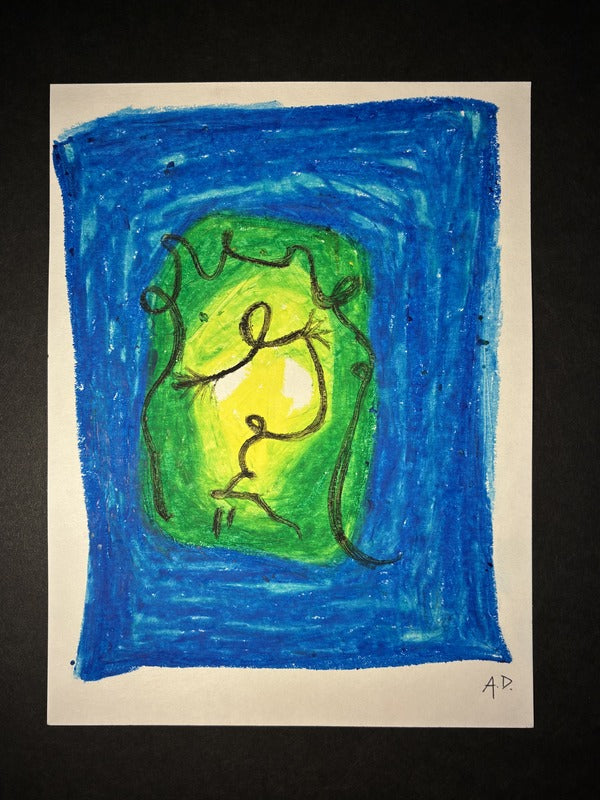 Untitled, Faces on the wall