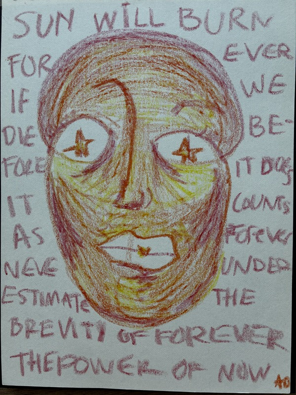 Sun will burn forever. if we die before