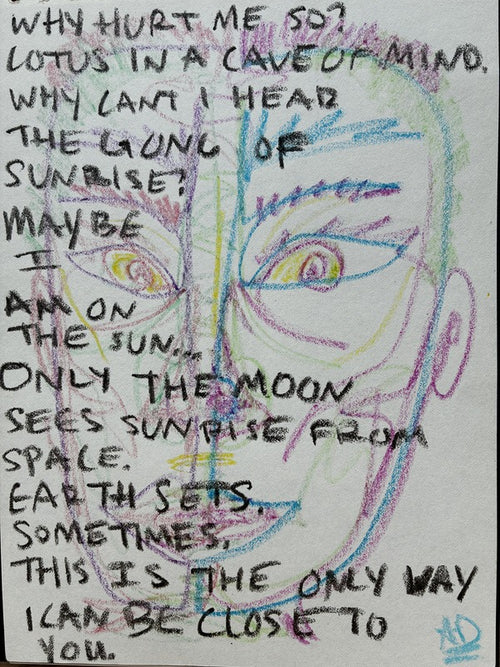 why hurt me so? lotus in a cave of mind